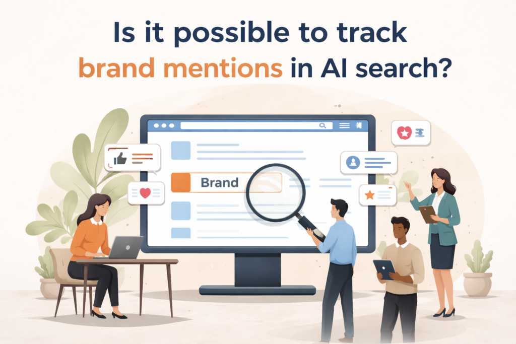 Is it possible to track brand mentions in AI search?