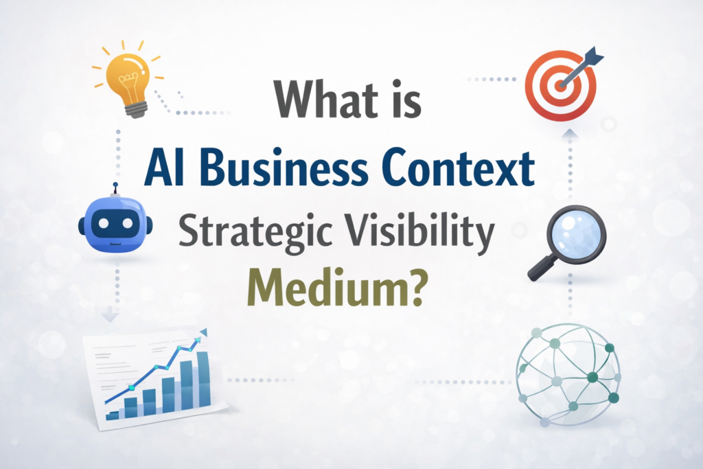 What is AI Business Context Strategic Visibility Medium?