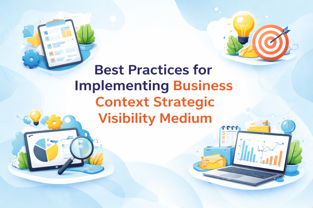 Best Practices for Implementing AI Business Context Strategic Visibility Medium