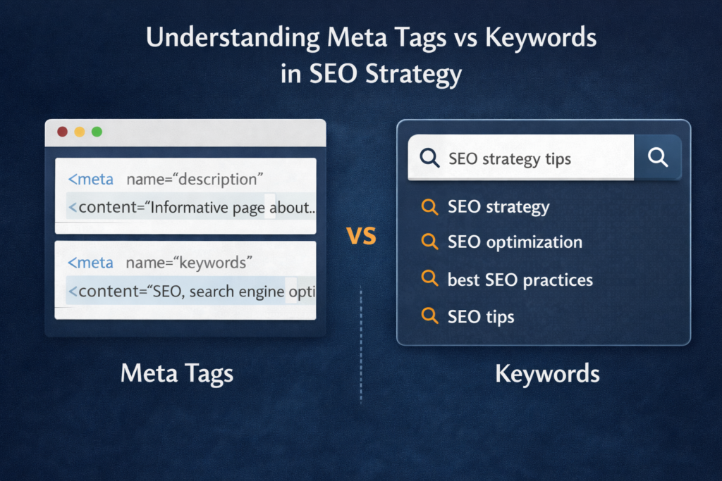 Understanding Meta Tags vs Keywords in SEO Strategy