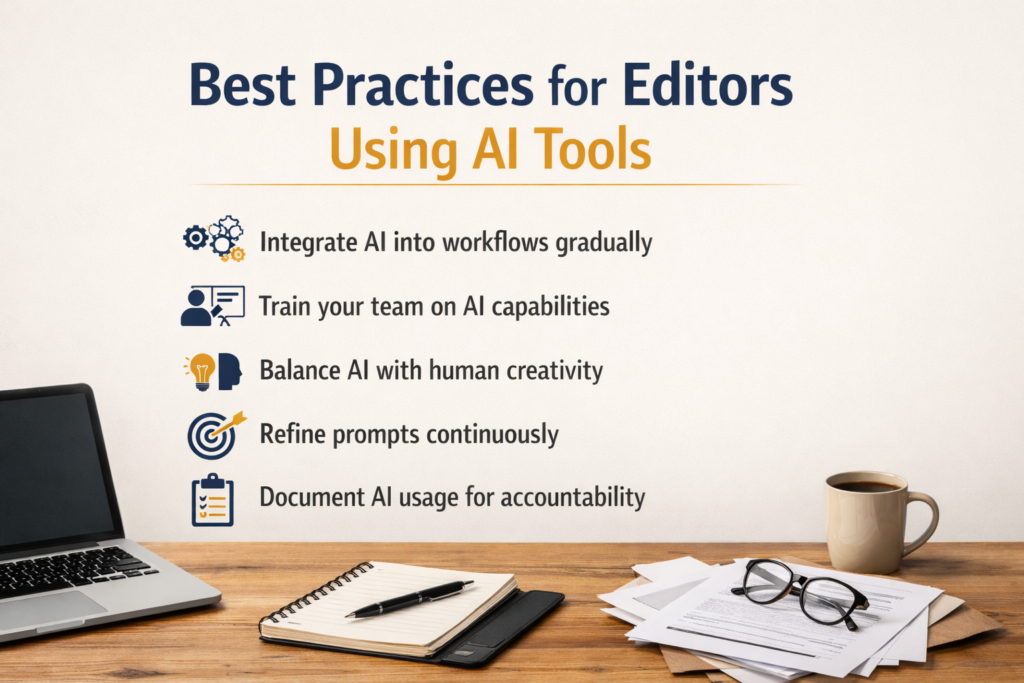 Best Practices for Editors Using AI Tools 