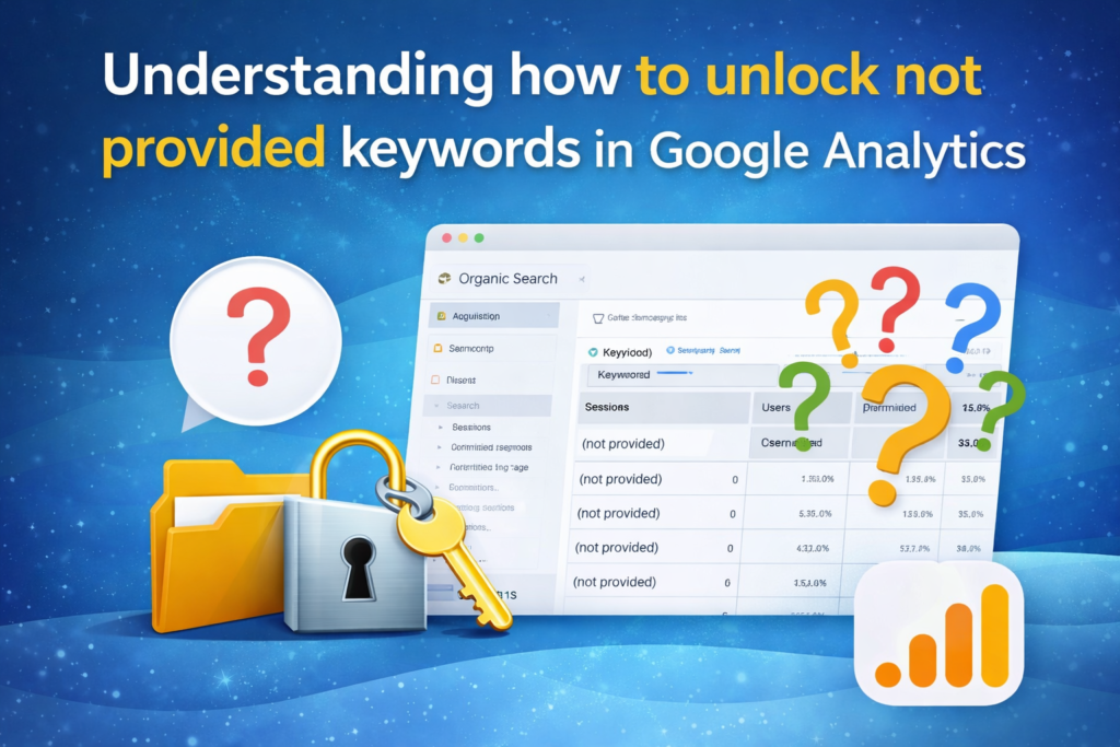 Understanding how to unlock not provided keywords in Google Analytics