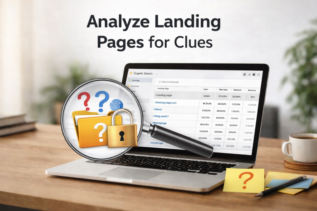 Analyze Landing Pages for Clues