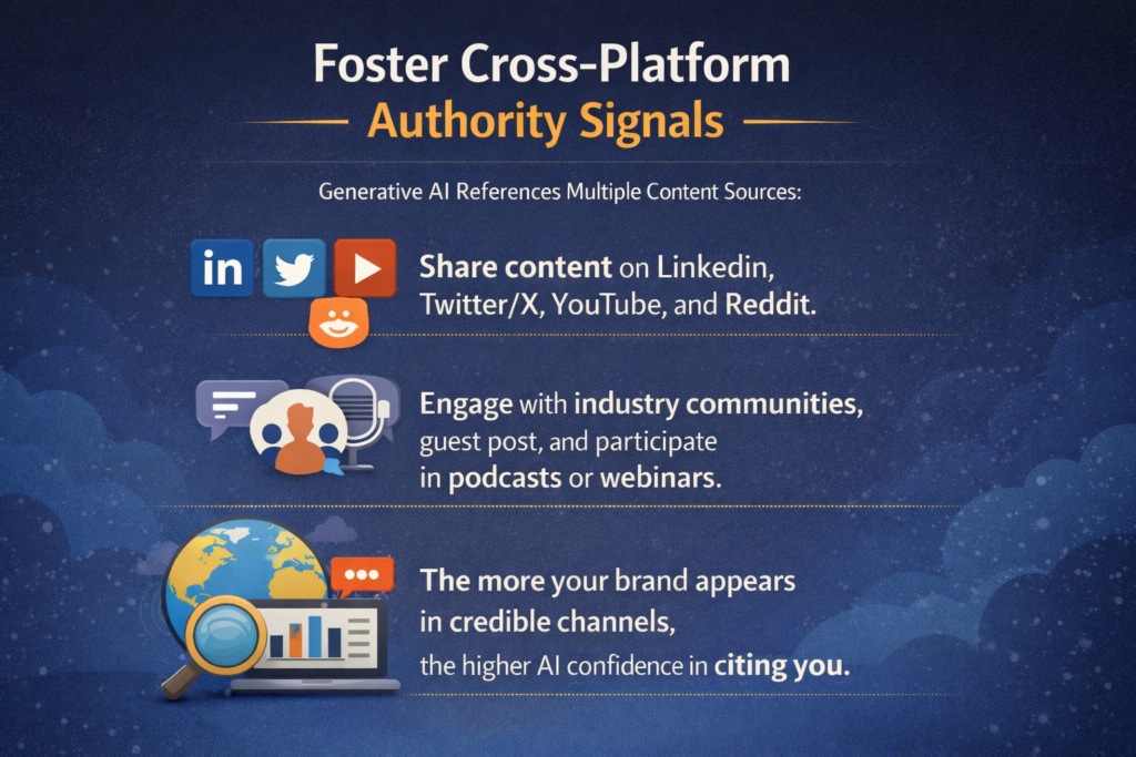 Foster Cross-Platform Authority Signals