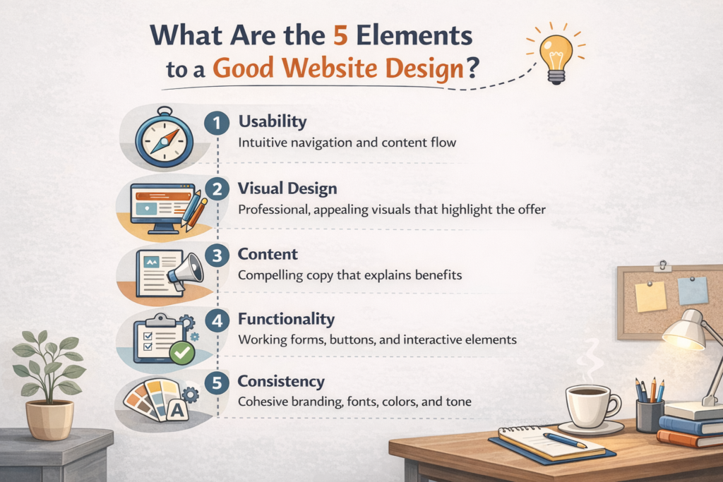 What Are the 5 Elements to a Good Website Design?