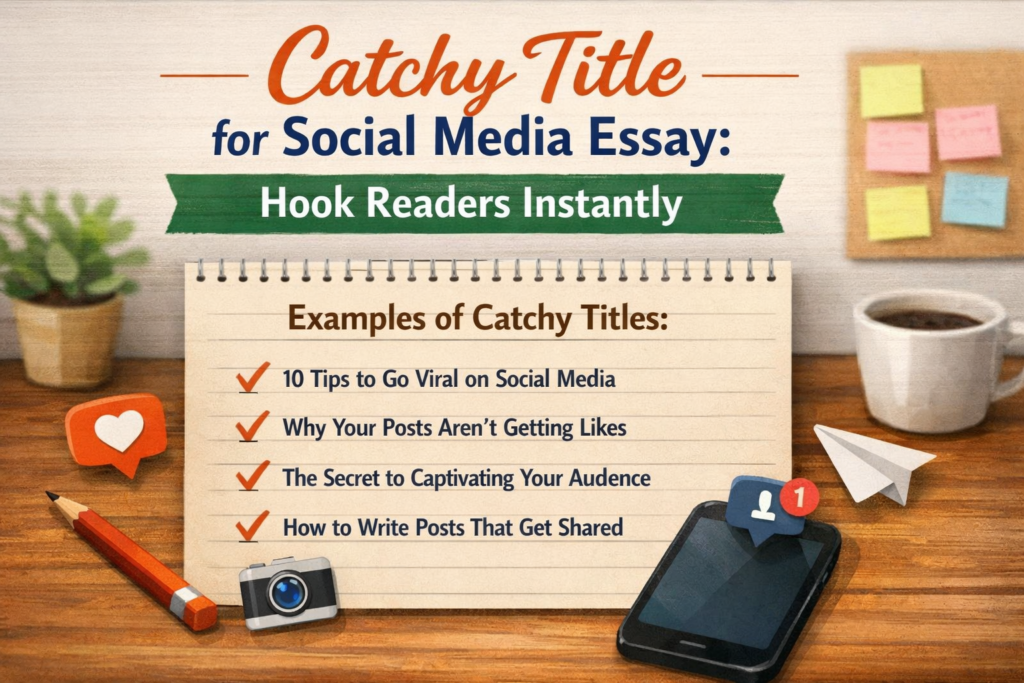 Catchy Title for Social Media Essay: Hook Readers Instantly