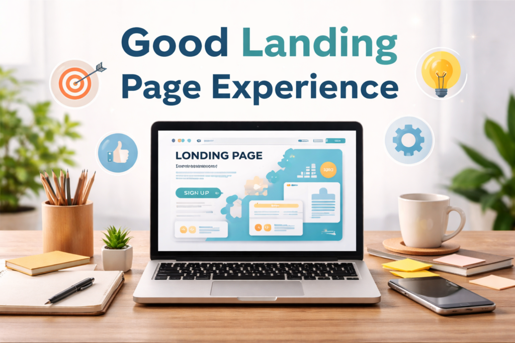 good landing page experience