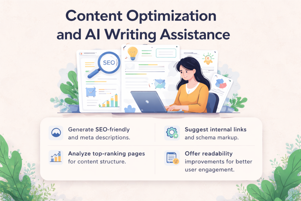 Content Optimization and AI Writing Assistance