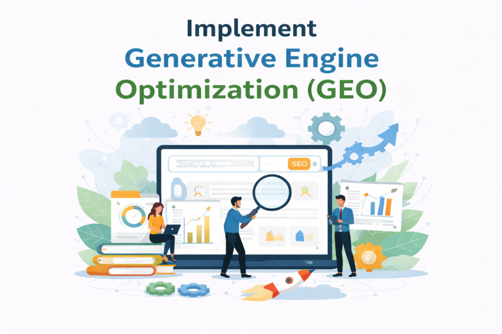 Implement Generative Engine Optimization (GEO)