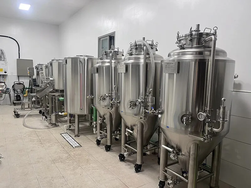 fermentation tank for a craft brewery