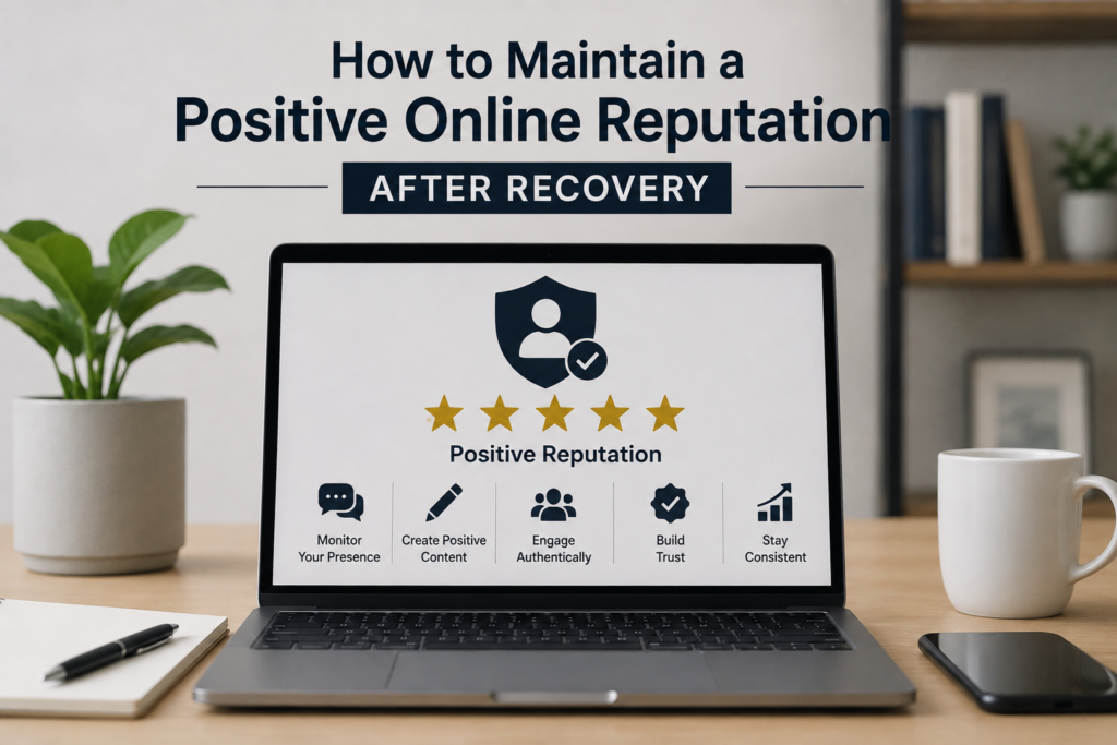 How to Maintain a Positive Online Reputation After Recovery