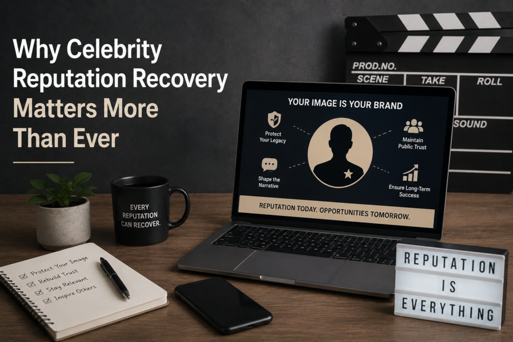 Why Celebrity Reputation Recovery Matters More Than Ever