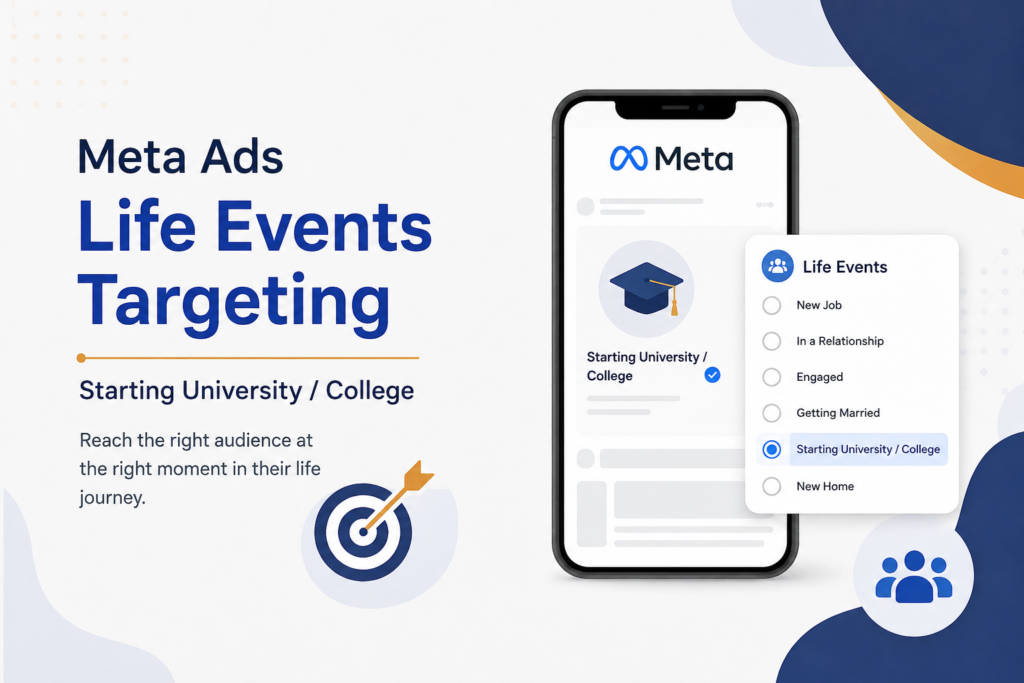 meta ads life events targeting starting university college