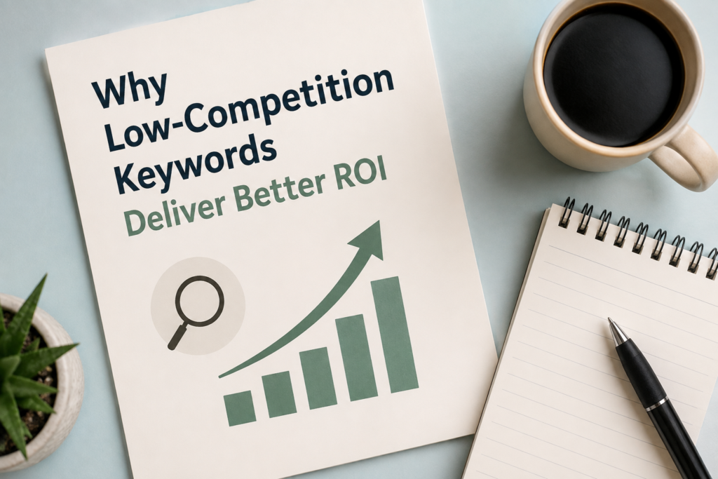 Why Low-Competition Keywords Deliver Better ROI