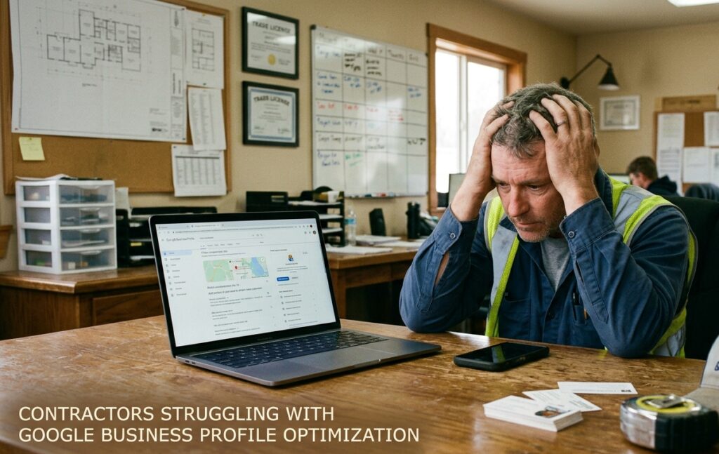 contractors struggling with google business profile optimization
