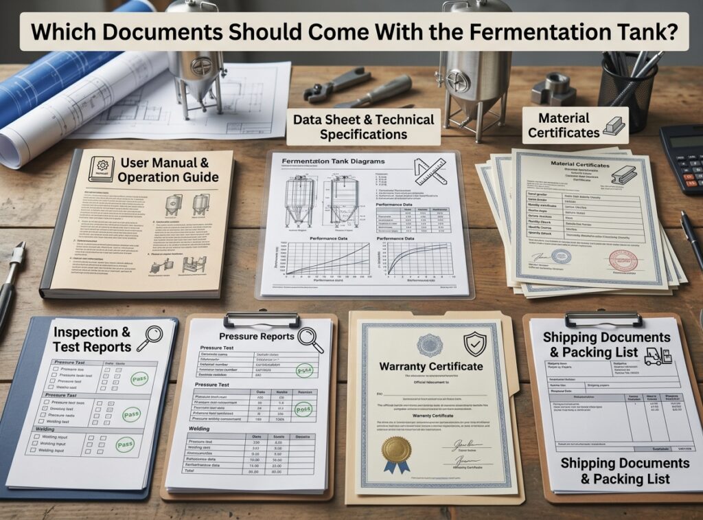 Which Documents Should Come With the Fermentation Tank?
